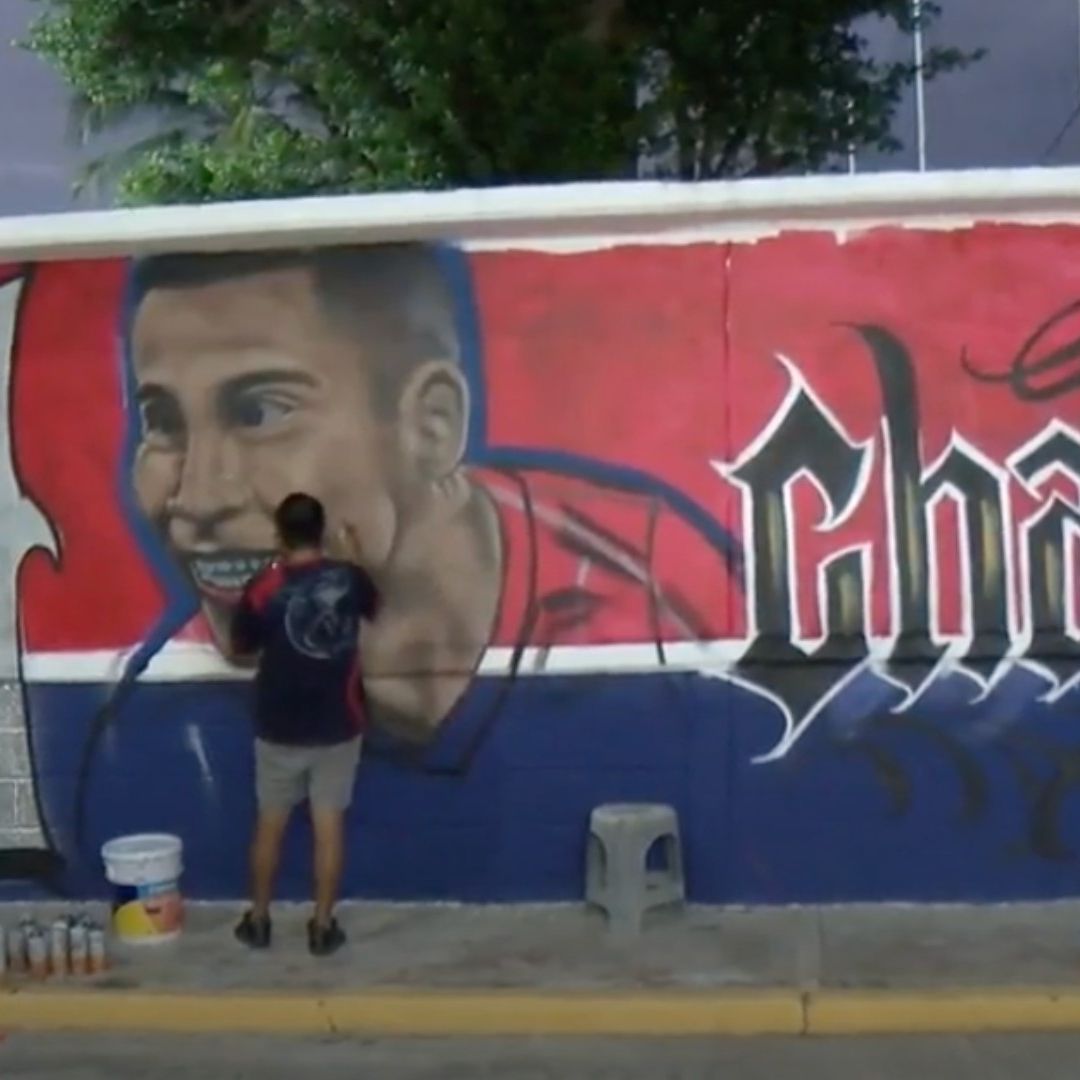 Mural en honor a Diego 'El Puma Chávez'