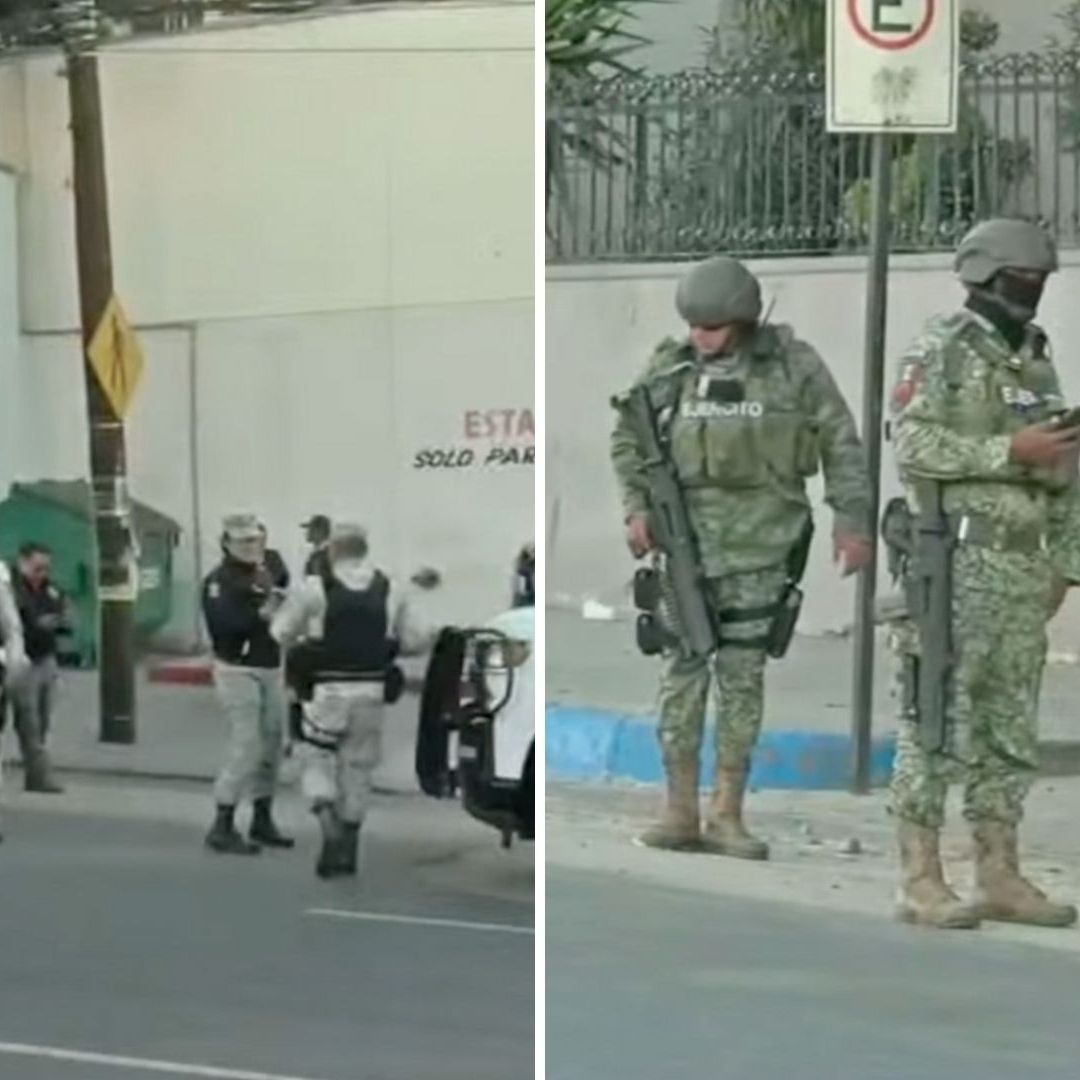 Atacan a 2 Personas Frente a SEMEFO en Tijuana; Uno fue Llevado al Hospital en una Carroza