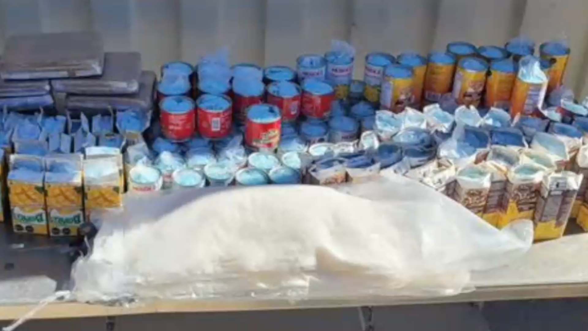 Decomisan Droga Dentro de Cajas de Cereal y Jugos en Frontera de Nogales