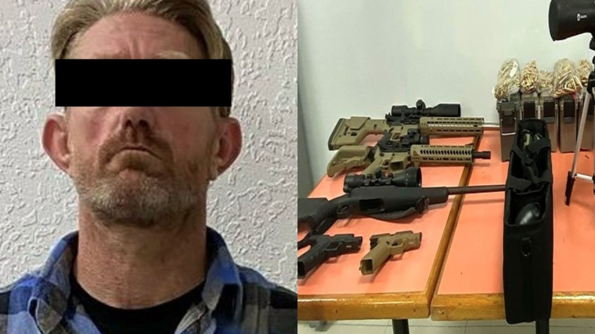 Revelan Identidad de Estadounidense que Quería Cruzar a México con Arsenal; Está Ligado a Cártel