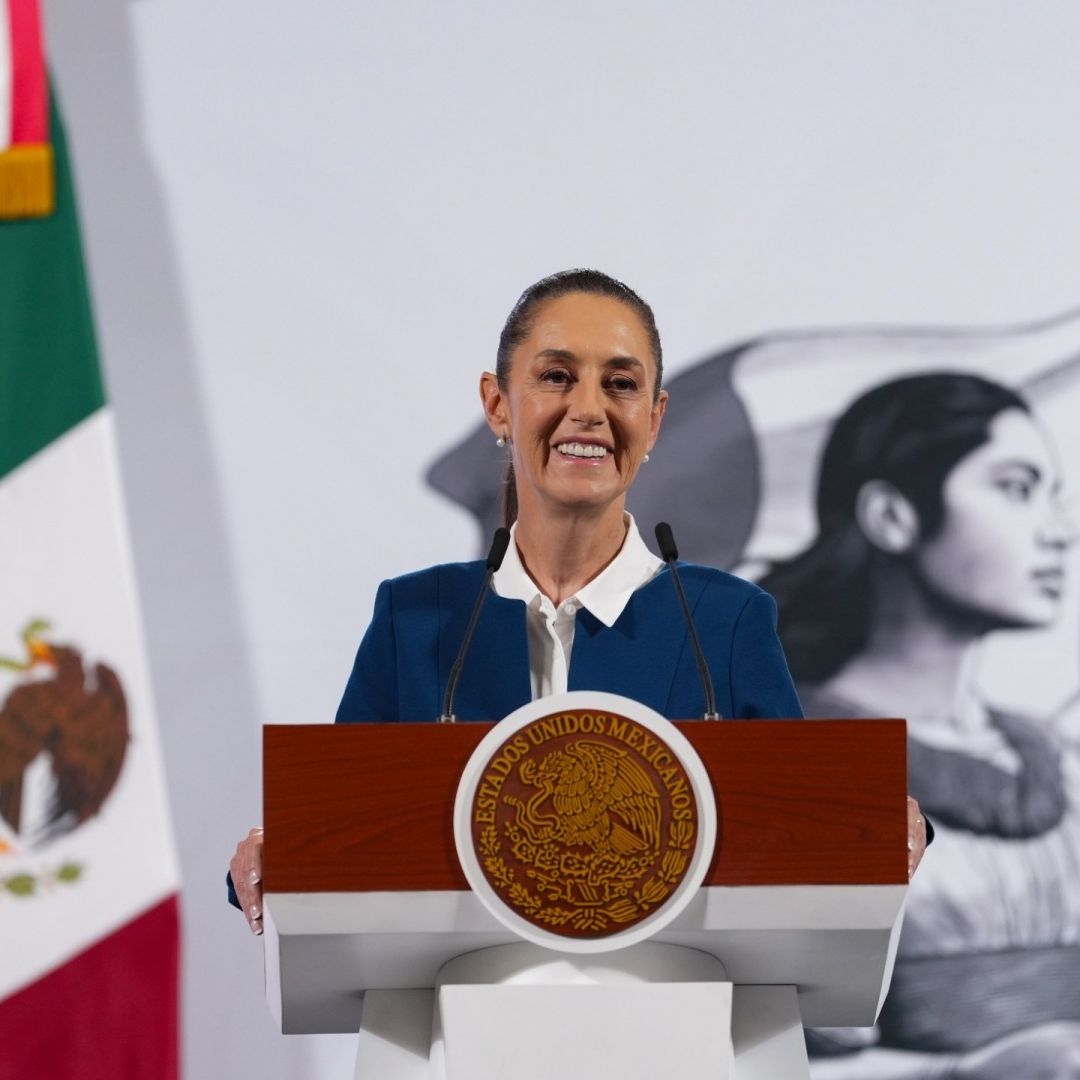 Sheinbaum en la conferencia mañanera de hoy 27 de febrero de 2025