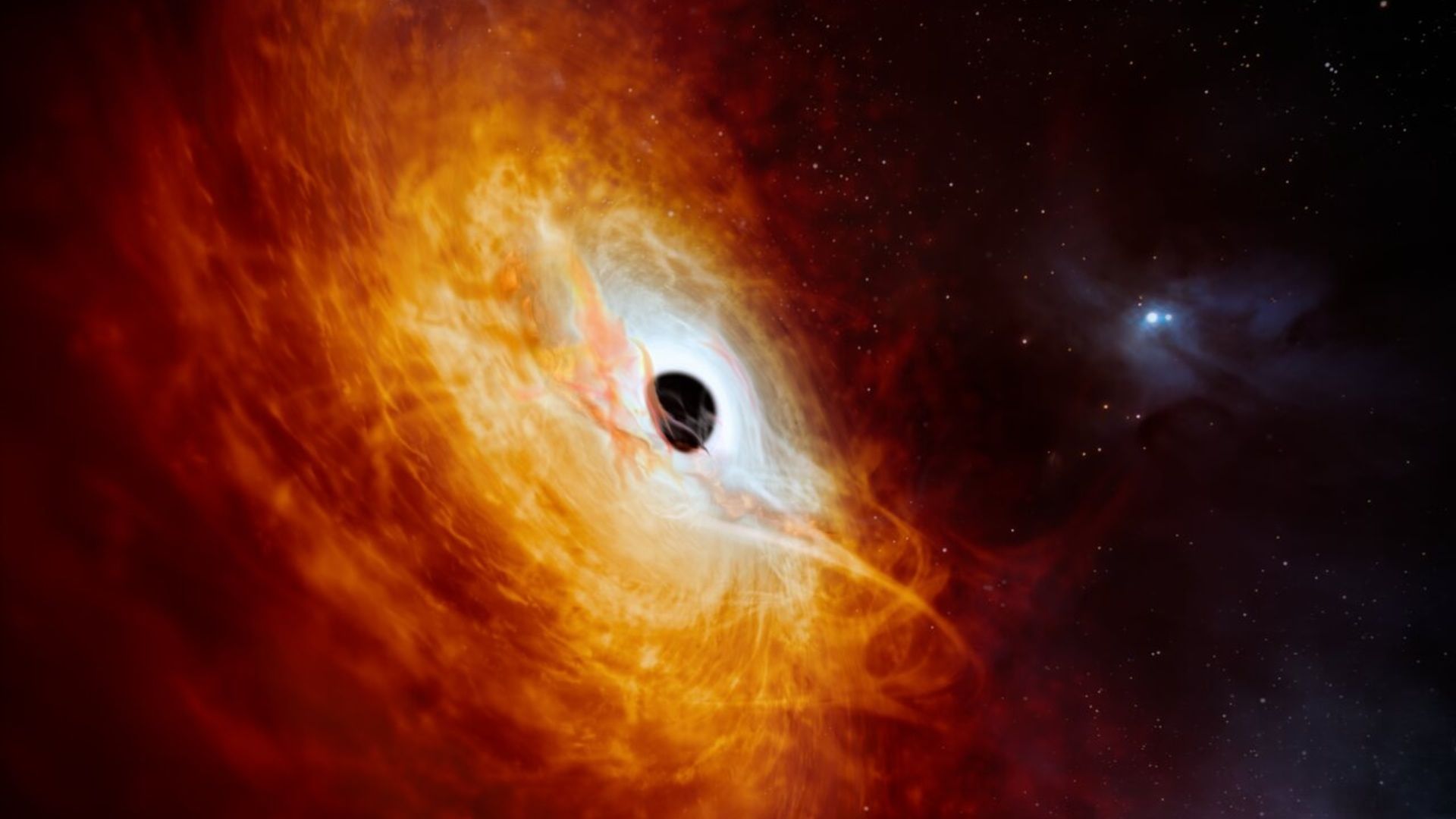 Descubren un Agujero Negro con el Cuásar más Rápido y Brillante Jamás Visto