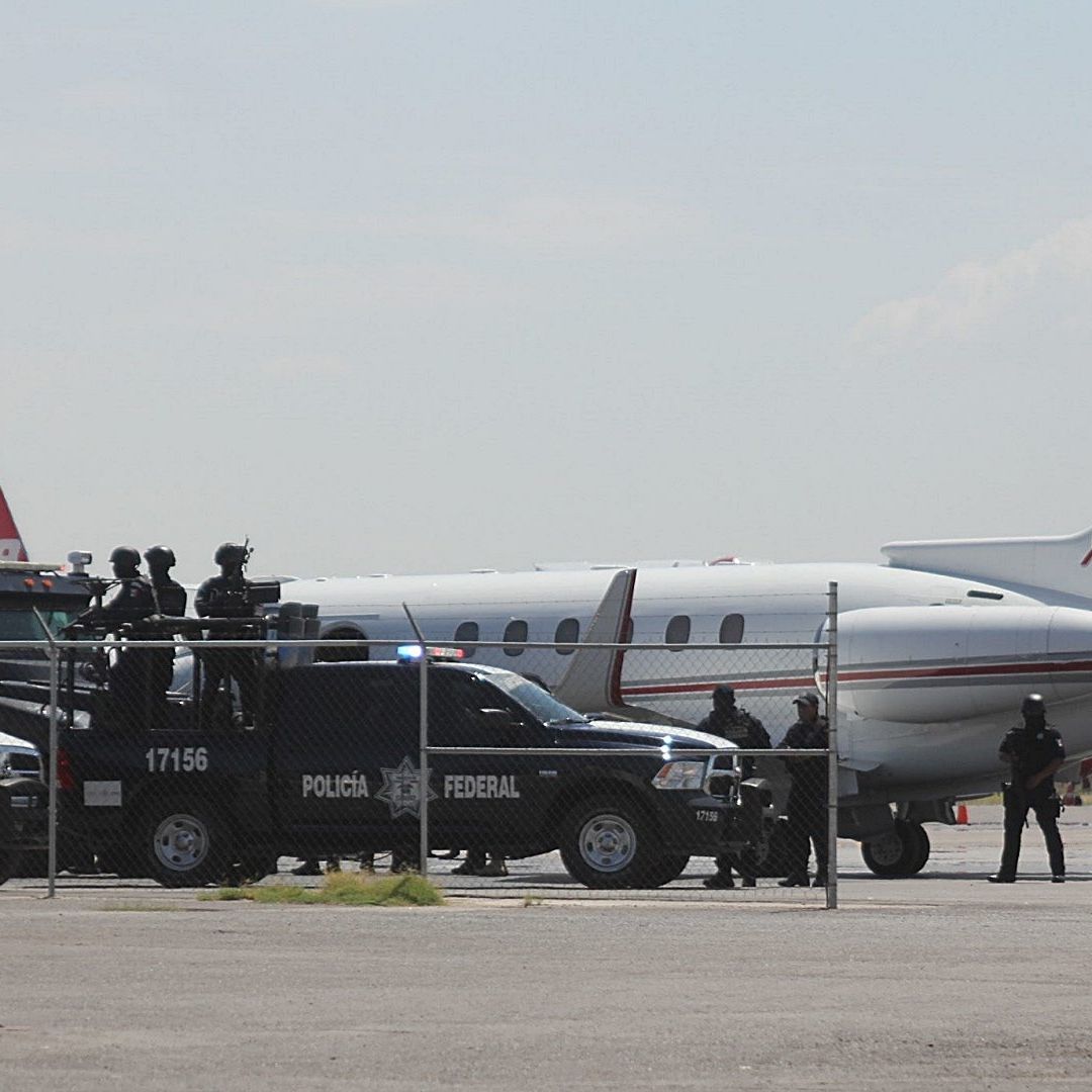 Traslado de Miguel Ángel Treviño al aeropuerto de Ciudad Juárez en 2018