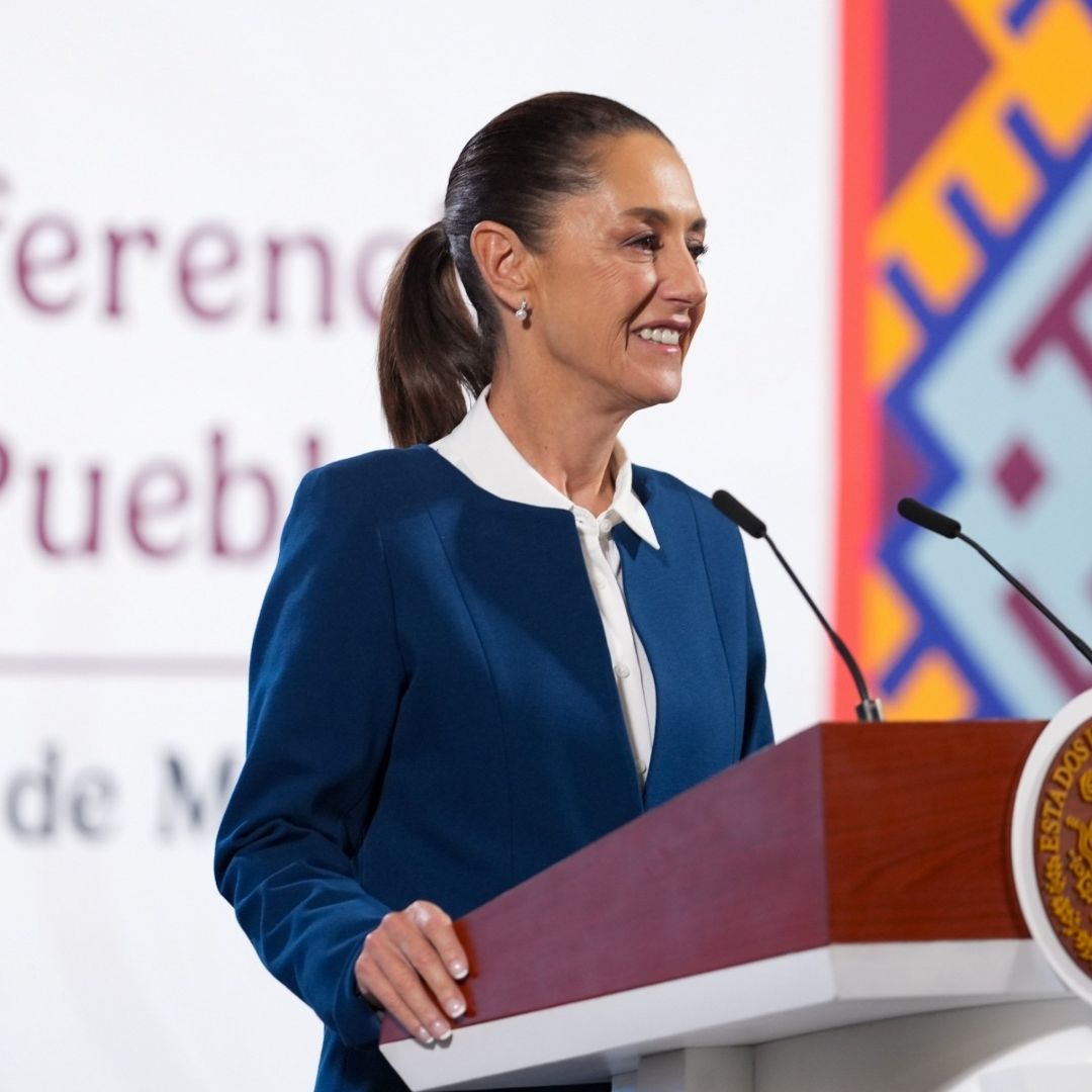 Claudia Sheinbaum habla en conferencia de prensa