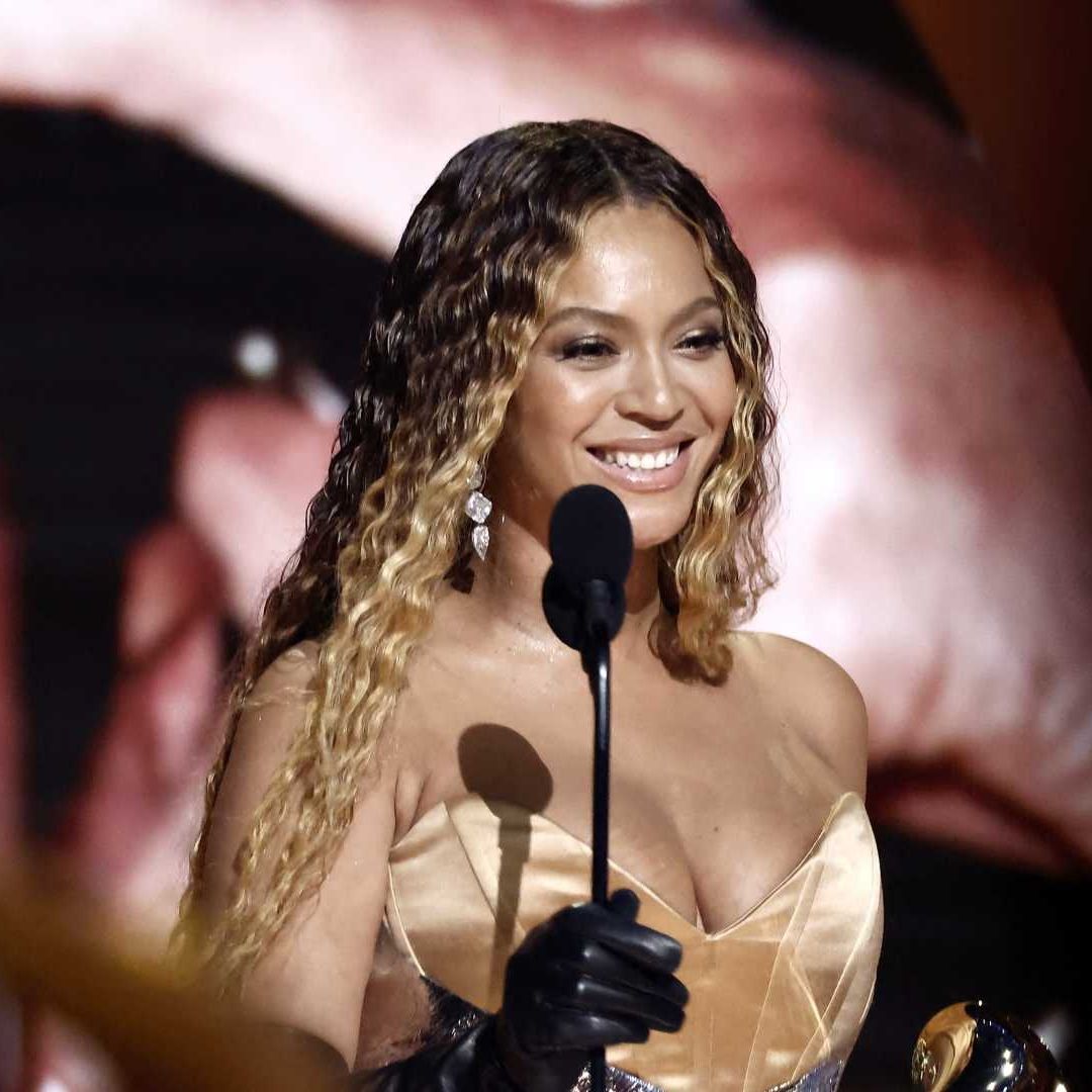 Beyoncé durante la entre 2023 de los Premios Grammy
