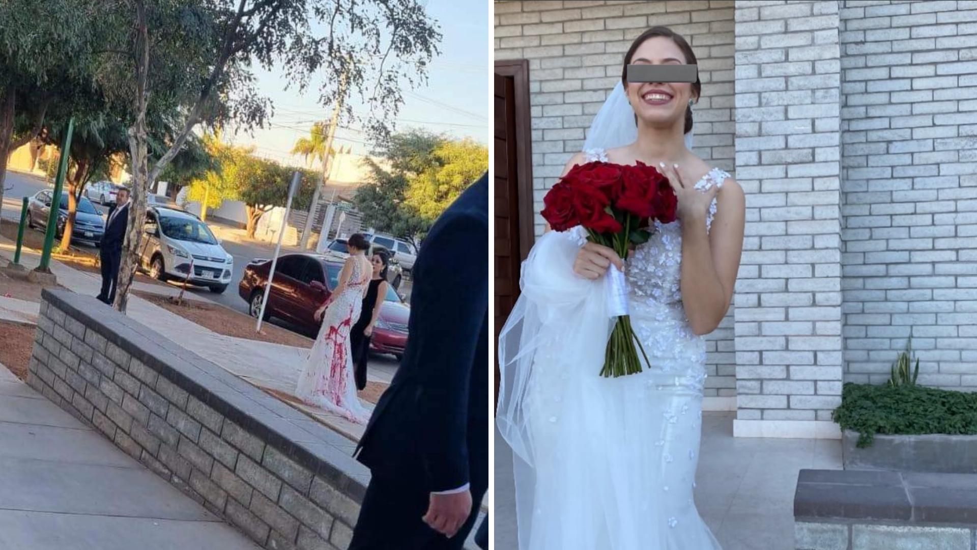 Novia es atacada con pintura por su suegra en su boda