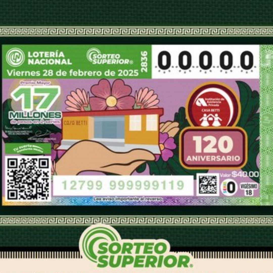 Resultados Lotería Nacional hoy 28 de febrero 2025 lista de números ganadores del sorteo Superior 2836