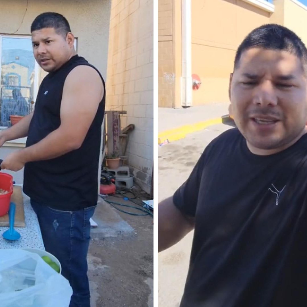 Jesús, revendedor de Mexicali, ahora vende ceviche