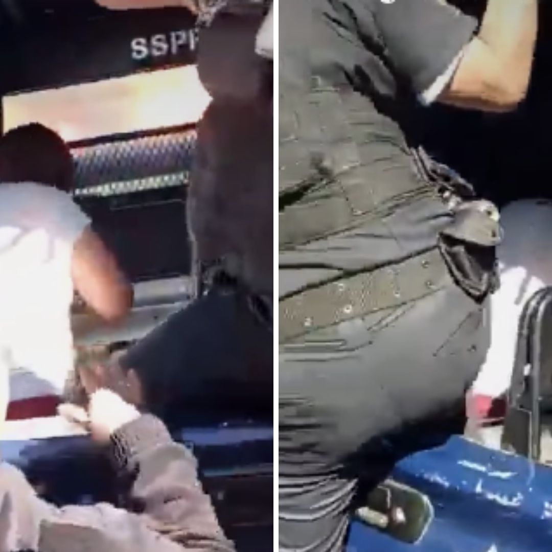 Video: Madre da Golpiza a Asesina de Su Hijo en la Patrulla en León