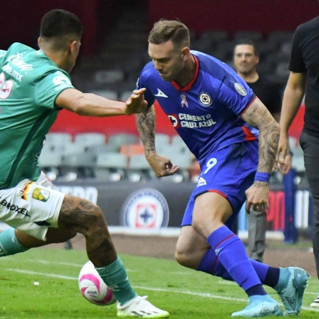 El torneo pasado La Máquina se impuso 1-0 al León en el estadio Azteca. Foto: Cuartoscuro