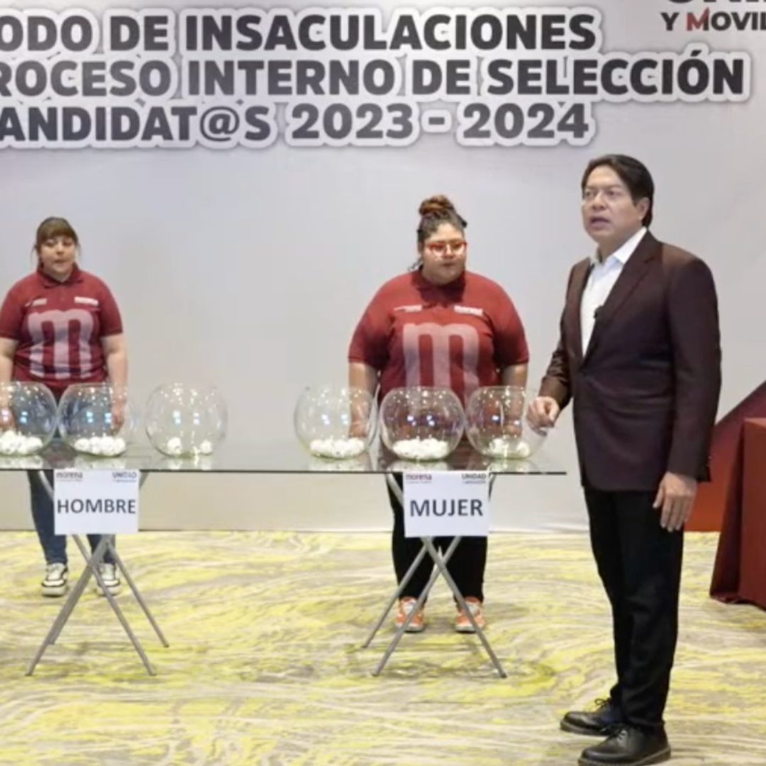 Sorteo de lista de plurinominales de Morena