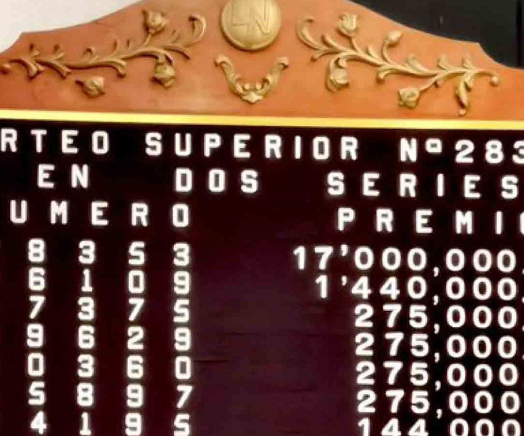 Sorteo Superior 2836: Premio de la Lotería Nacional Cae en Tampico, Tamaulipas