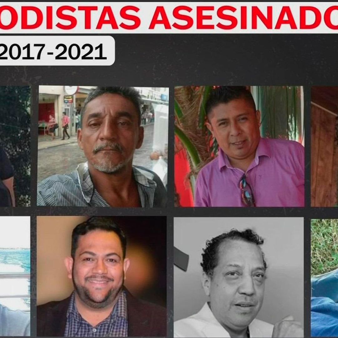 Periodistas asesinados en México