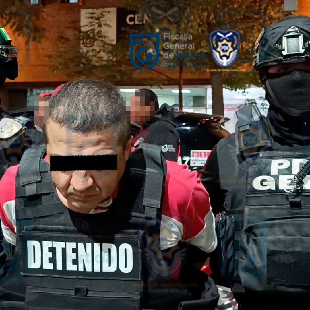 Omar 'N' fue localizado gracias al celular que robó a una de sus víctimas. Foto: @FiscaliaCDMX