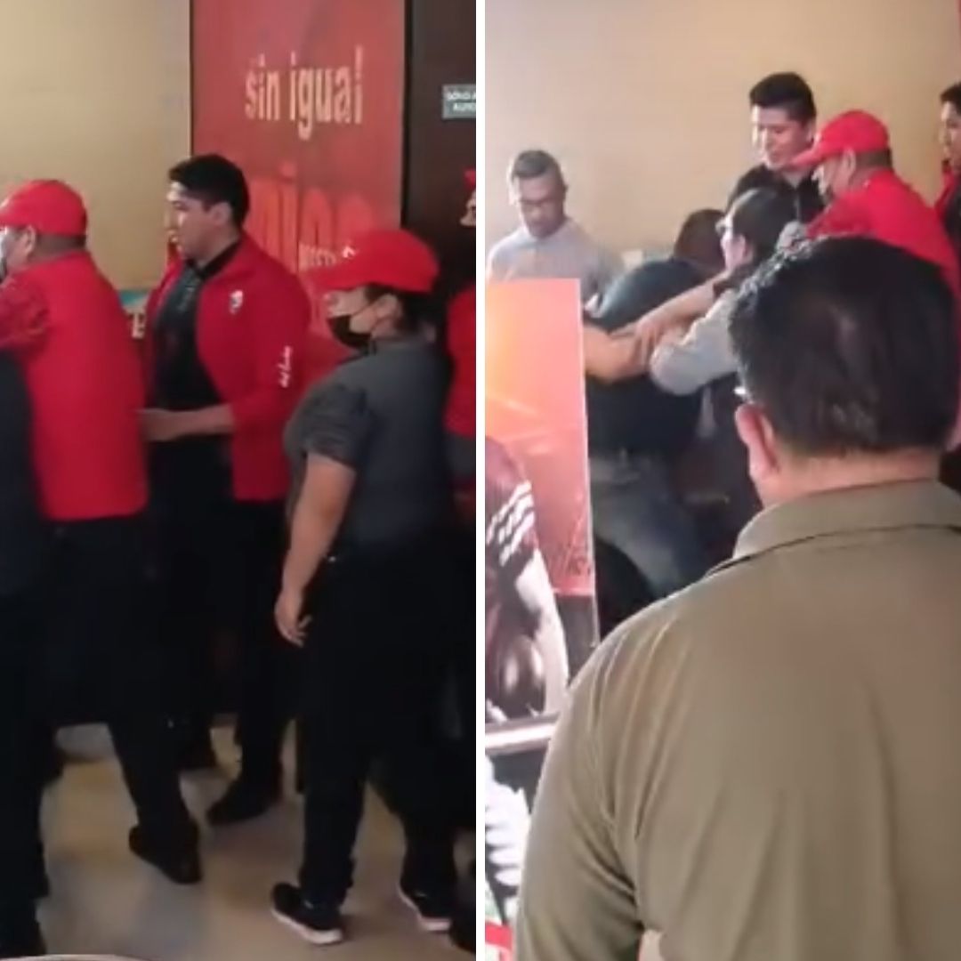 Lord Pollito: Sujeto Agrede a Empleados de KFC por No Darle Bien su Orden