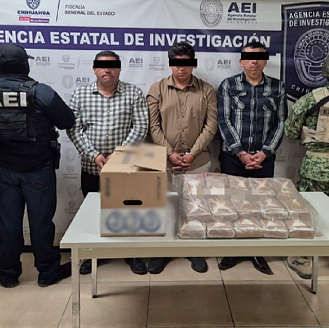 Personas detenidas en posesión de drogas en Chihuahua