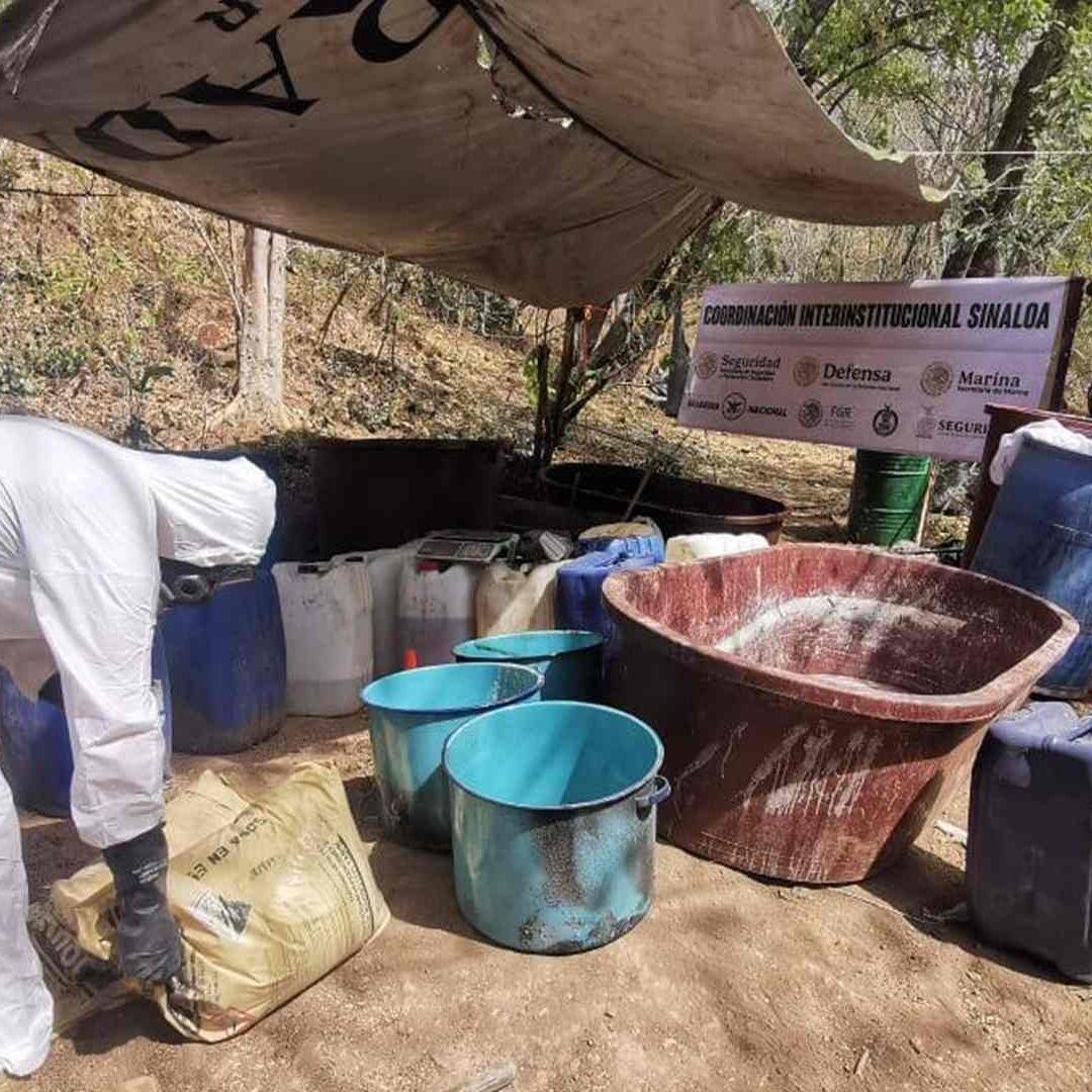 Aseguran laboratorios clandestinos en Sinaloa
