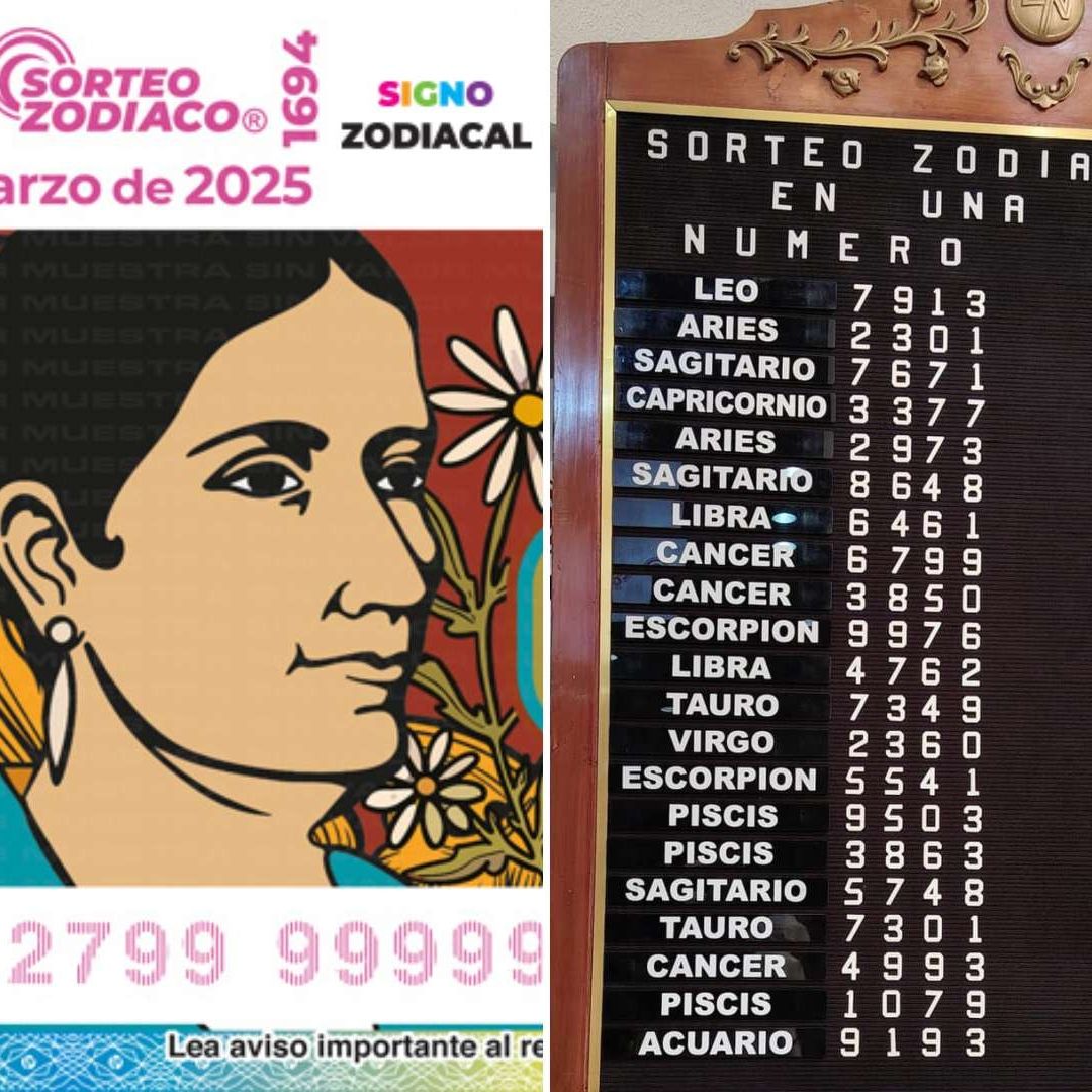 Consulta en dónde se vendió el boleto ganador del premio mayor de 7 millones de pesos de Lotería Nacional del 2 de marzo en su Sorteo Zodiaco 1694