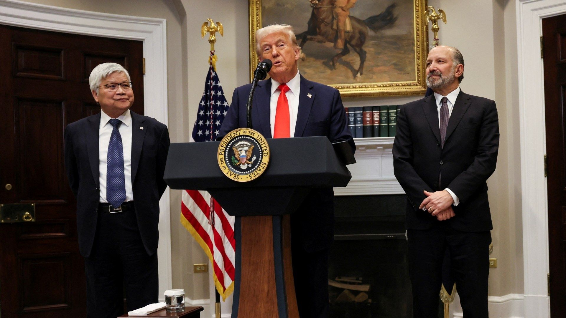 Conferencia de Donald Trump, presidente de Estados Unidos