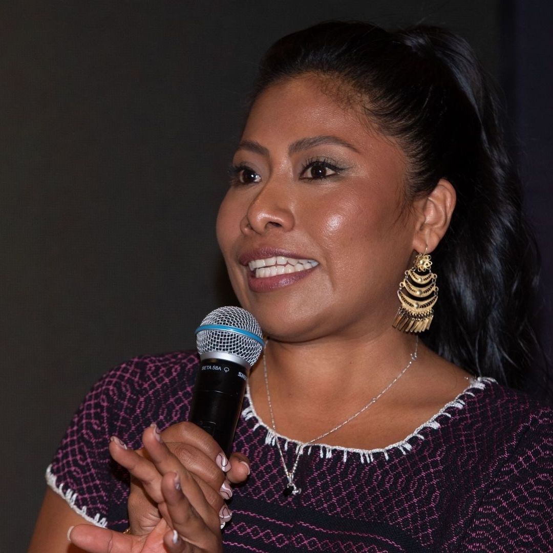 Yalitza Aparicio durante conferencia de prensa
