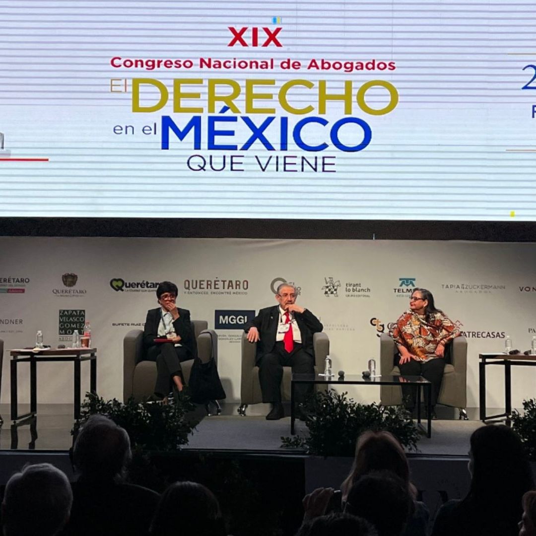 Norma Lucía Piña Hernández, ministra presidenta de la SCJN, en el panel del XIX Congreso Nacional de la Barra Mexicana de Abogados