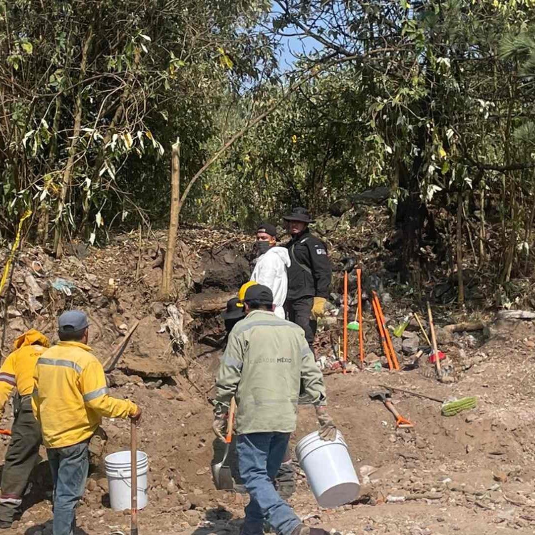 La familia informó que la zona en la que se localizaron los restos óseos quedará asegurada por las autoridades federales