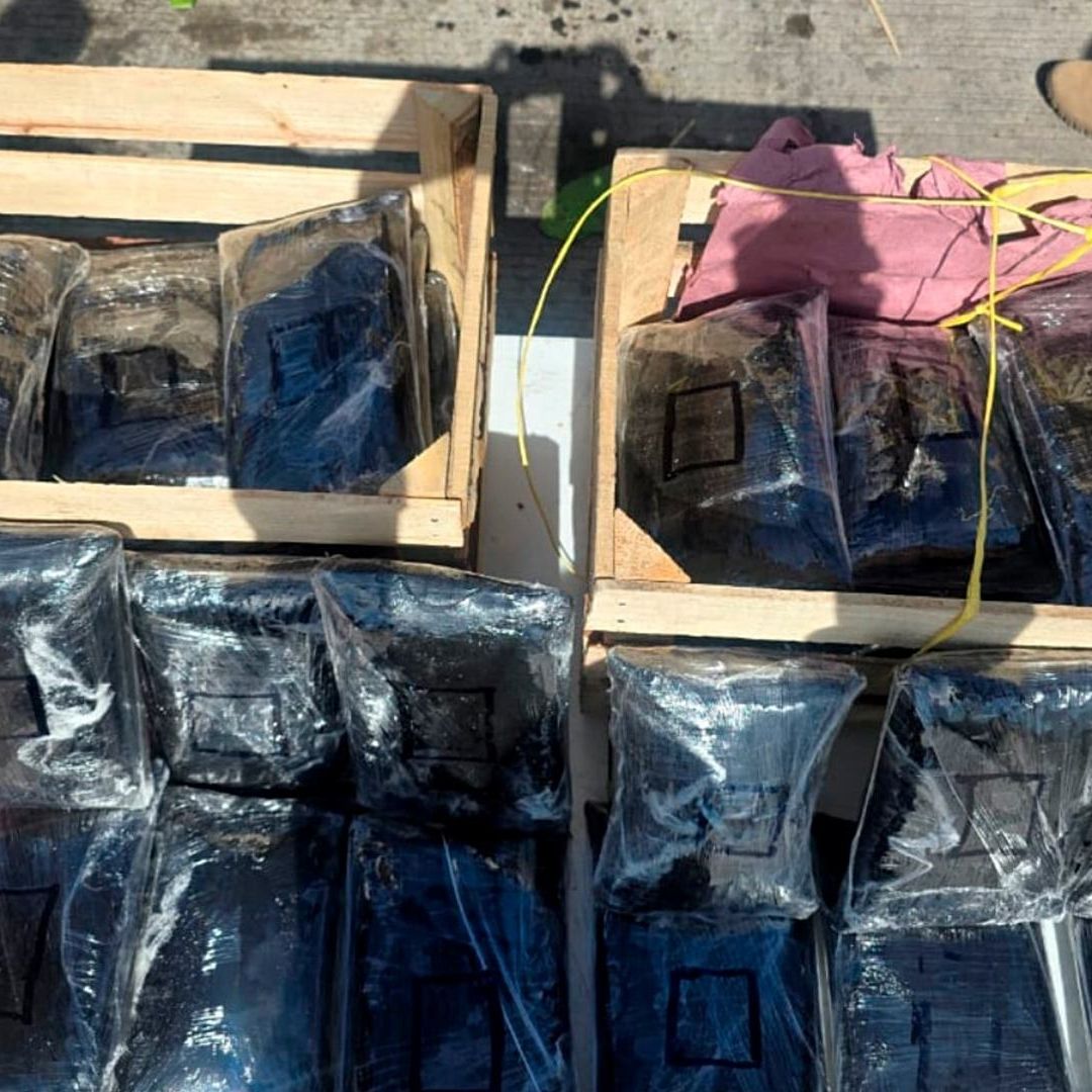 Cargamento de fentanilo decomisado a un hombre en Sonora