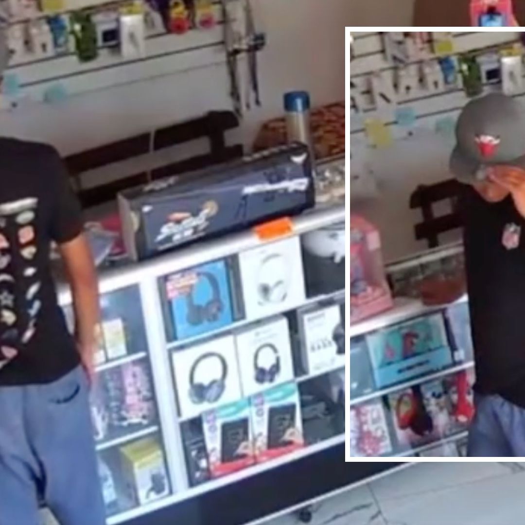Hombre se toca frente a mujer que lo atendía en Villa Frontera, Puebla.