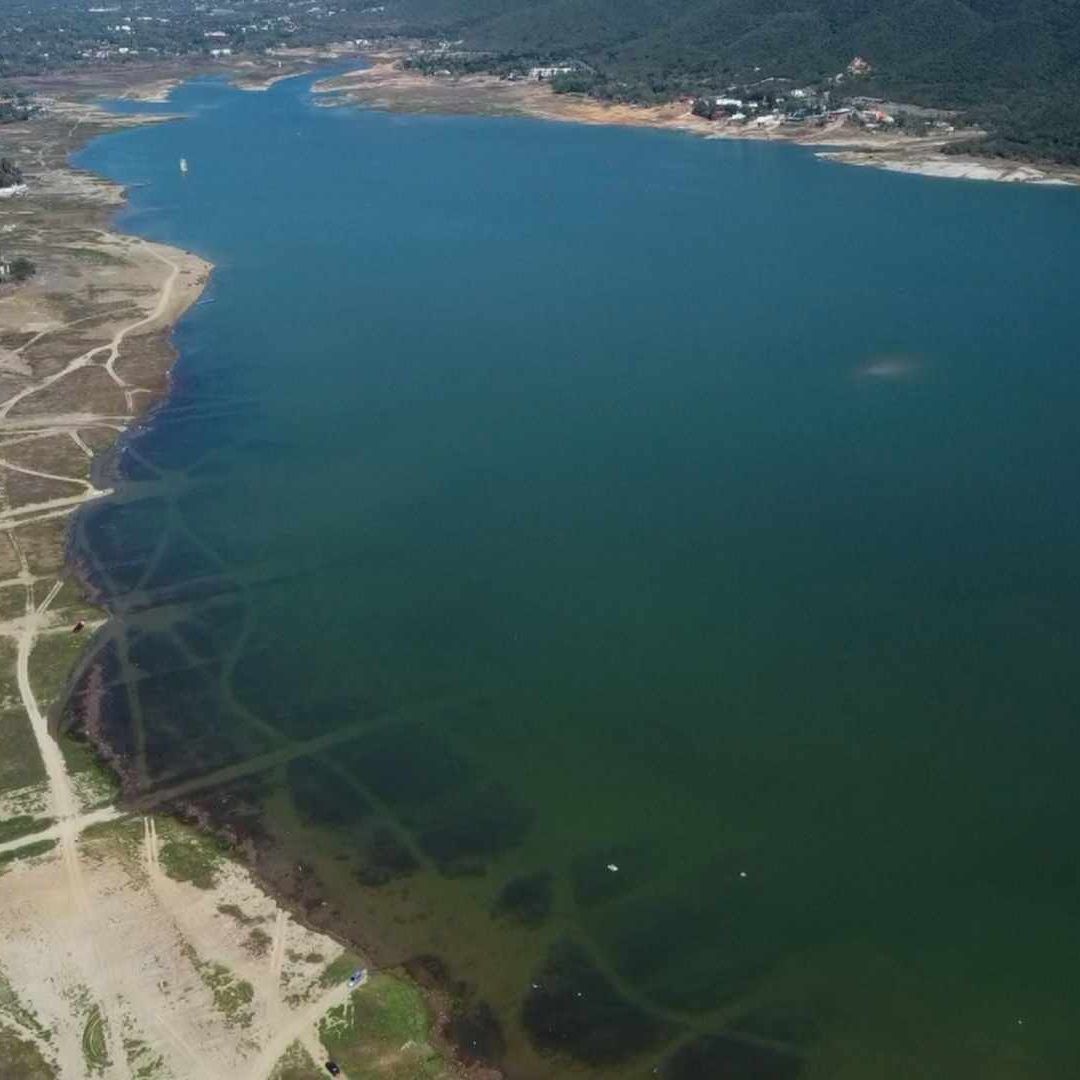 Presa La Boca se ha beneficiado gracias al trasvase de agua desde la Presa El Cuchillo