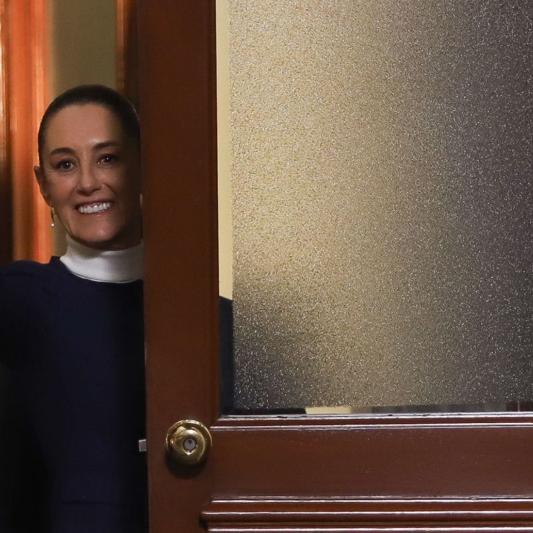 La presidenta Claudia Sheinbaum se reunió en Palacio Nacional con 300 empresarios.