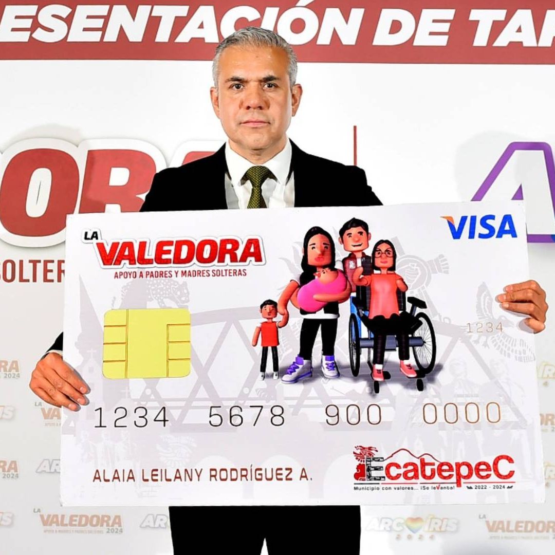 Ecatepec anunció la entrega de la tarjeta La Valedora para beneficiar a 20 mil padres de familia