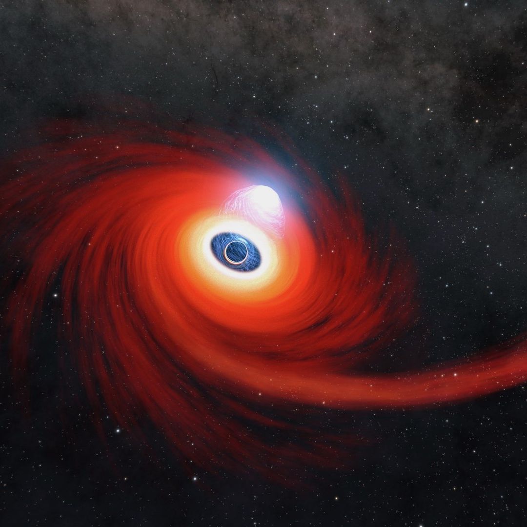 Captan agujero negro en extremo rojo en el universo temprano