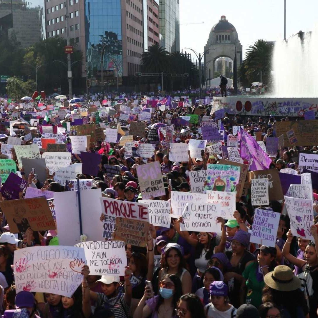 Consulta las calles y avenidas que estarán cerradas por la marcha del 8 de marzo 2025, que se realizará en las avenidas principales de la CDMX