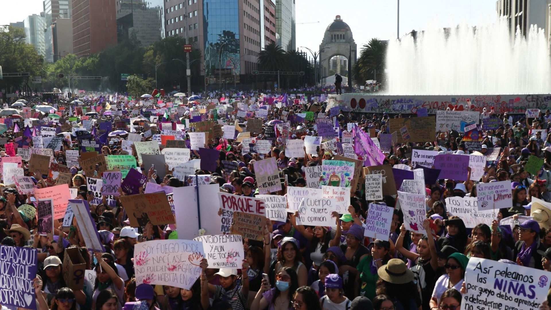 Consulta las calles y avenidas que estarán cerradas por la marcha del 8 de marzo 2025, que se realizará en las avenidas principales de la CDMX