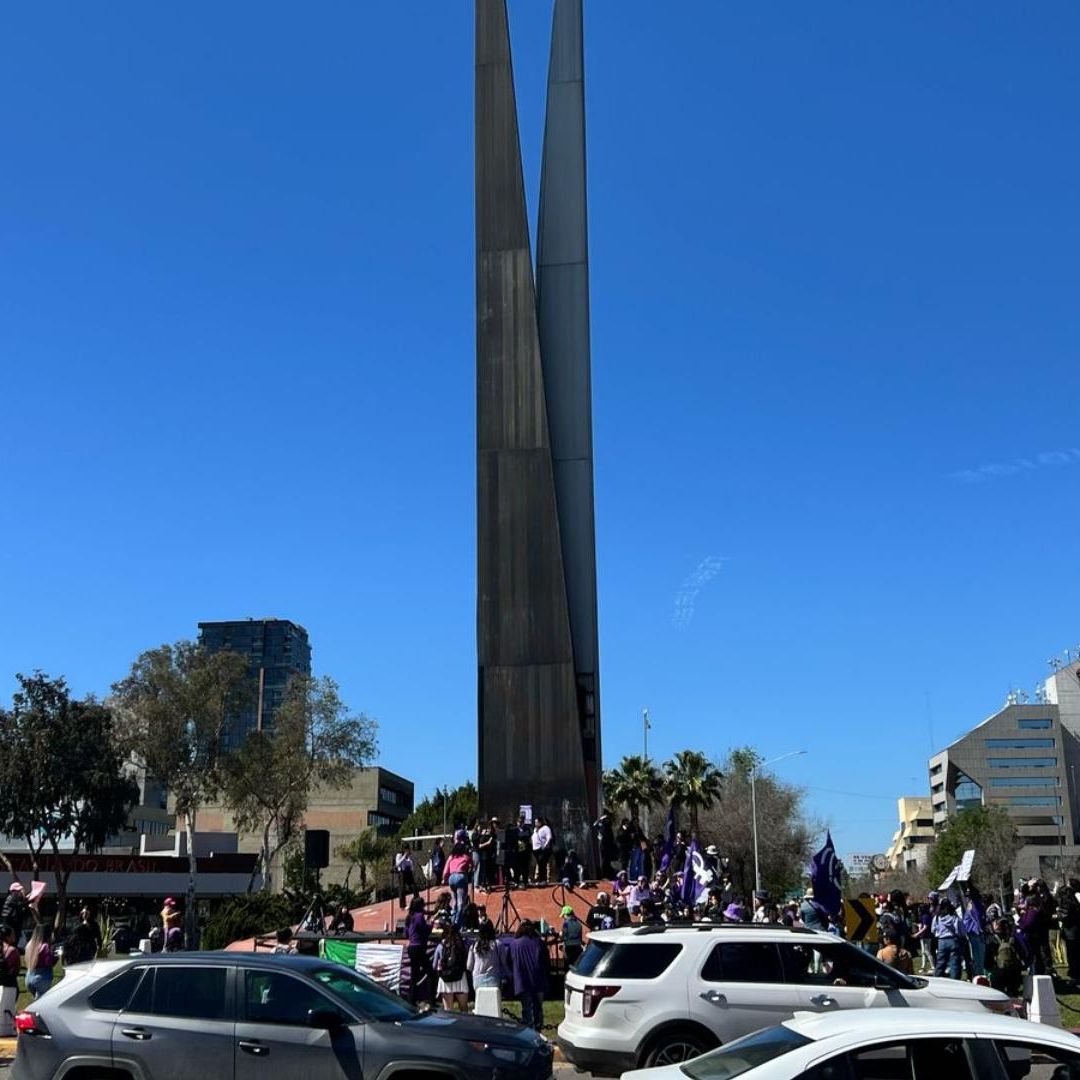 Inicia Contingente de Mujeres para Marcha 8M 2025 en Tijuana
