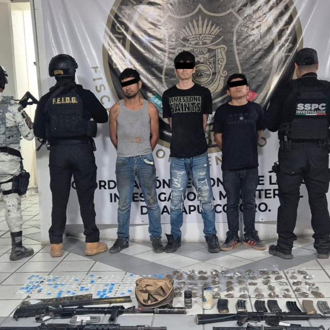 Sujetos detenidos
