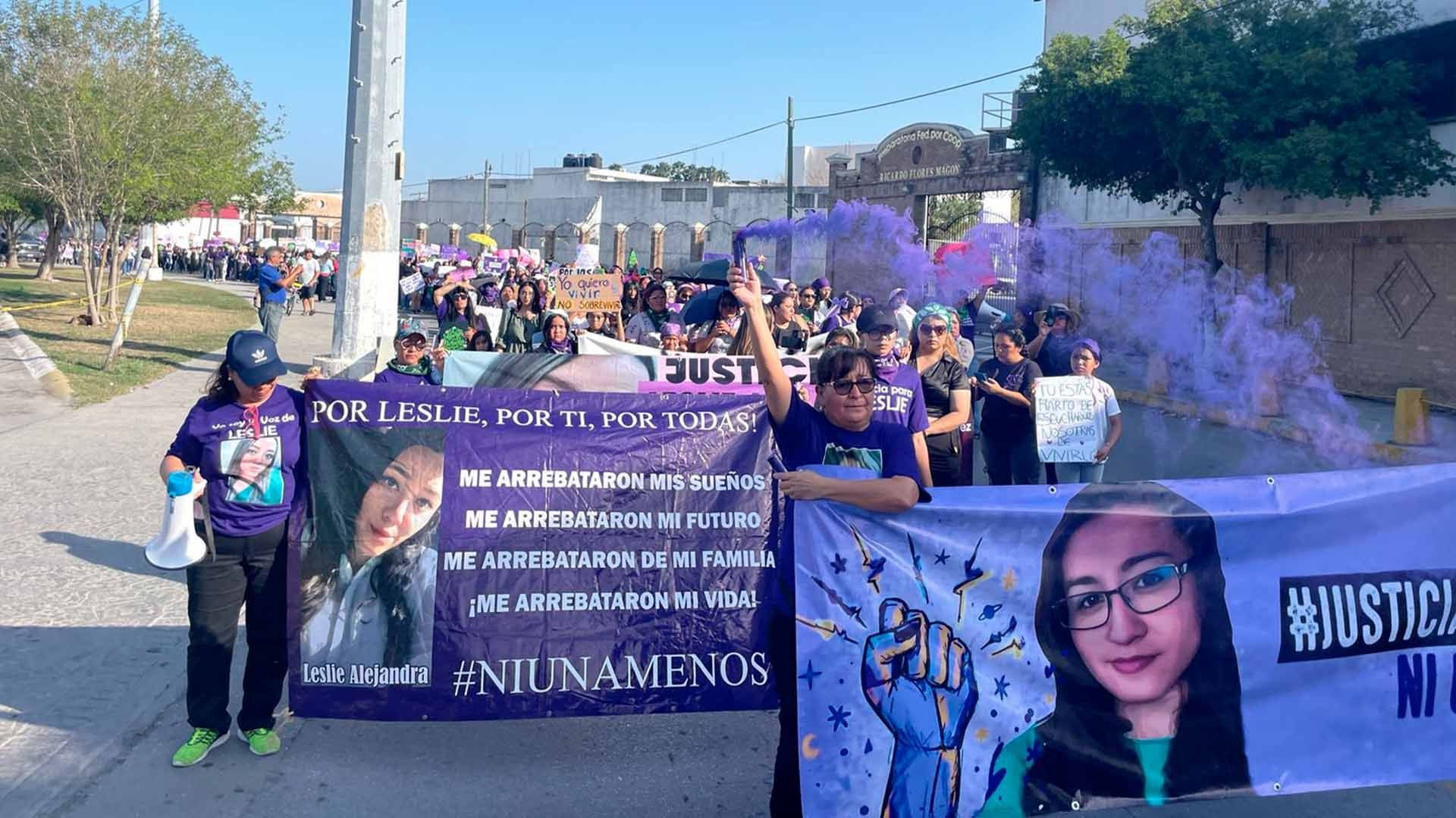 Así Dio Inicio la Manifestación por el Día de la Mujer en Matamoros