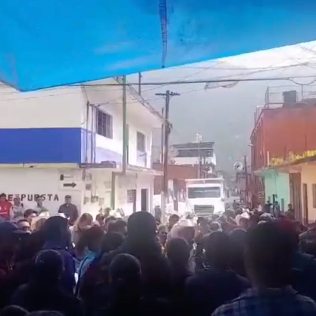 Manifestación en Zongolica