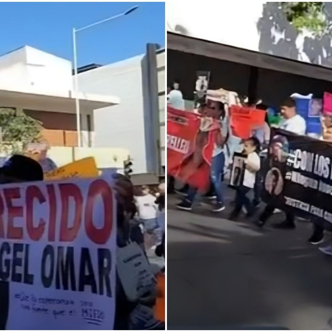 La marcha congregó a familiares de personas asesinadas y desaparecidas.