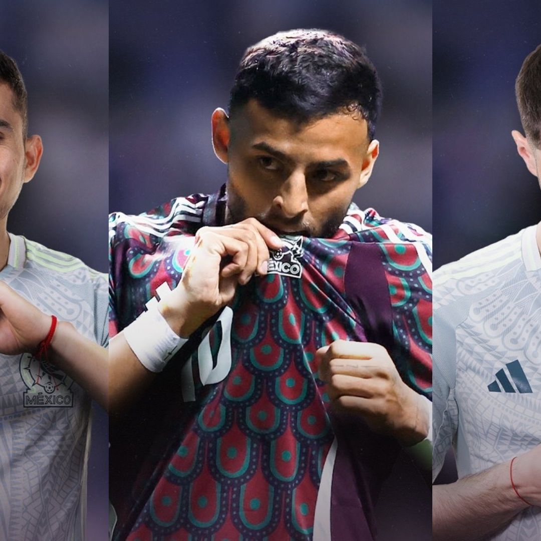 Orbelín Pineda, Alexis Vega y Santiago Gimenez son tres de los convocados por México para enfrentar a Canadá.