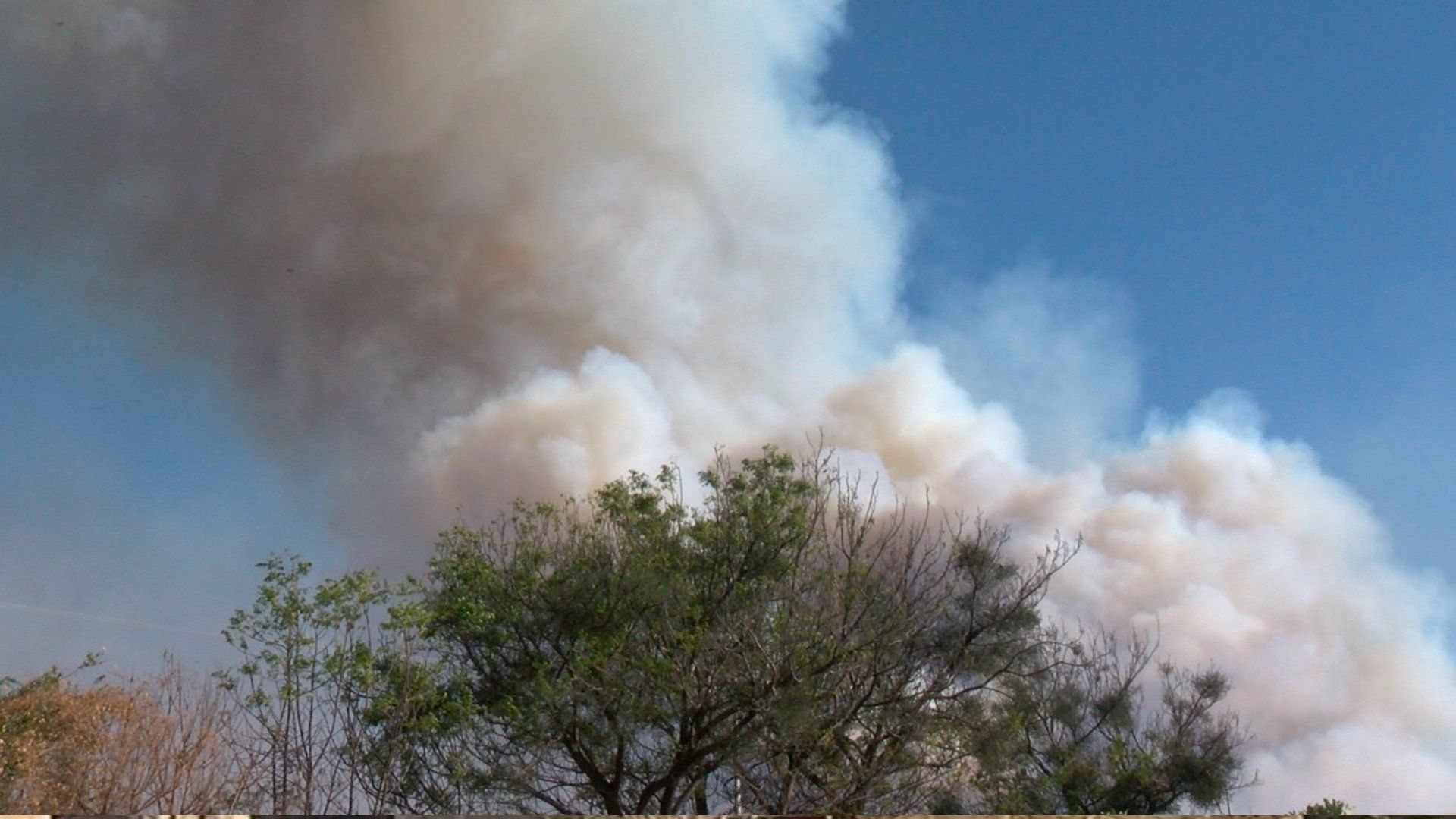 Incendio Bosque La Primavera provoca alerta atmosférica.