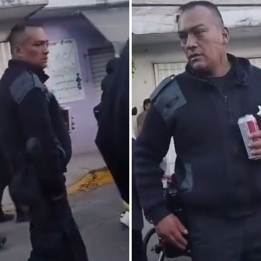 Video: Exhiben a Policía Borracho en Chimalhuacán