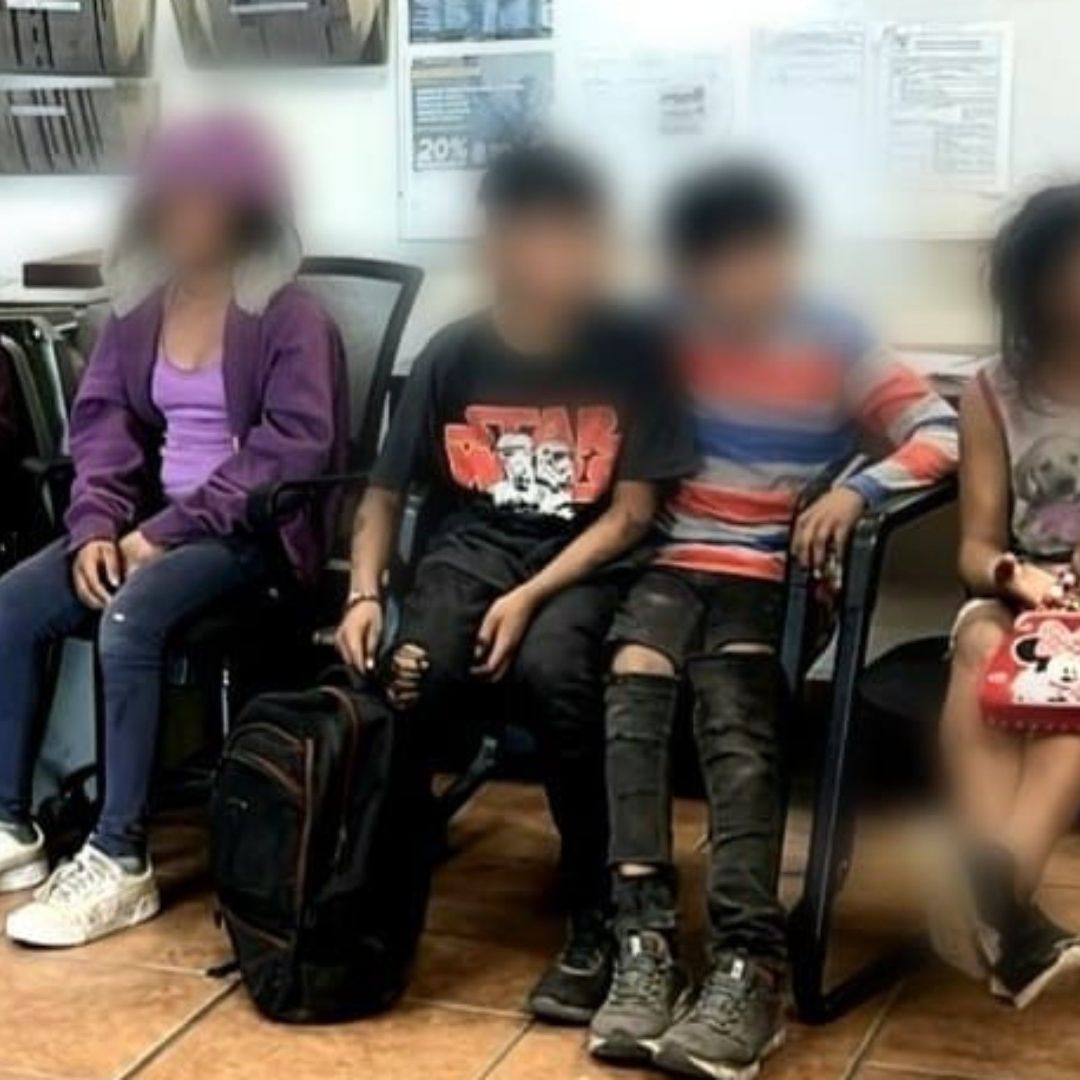 Rescatan a Cinco Niñas y Niños que Pedían Comida en Calles de Mexicali