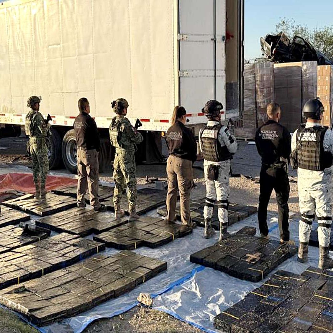 Aseguramiento de droga en San Fernando