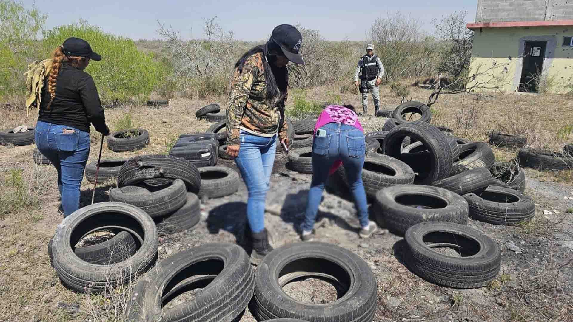 Colectivo de Búsqueda Localiza 14 Osamentas Calcinadas en Predio Abandonado de Reynosa