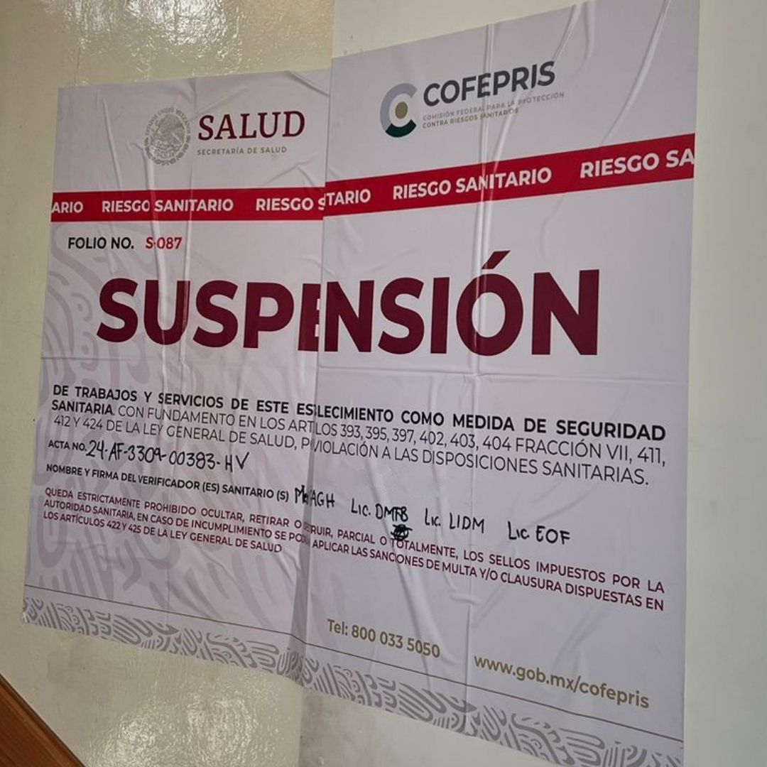 Cofepris suspendió la Clínica ‘Dr. Paulino Martínez Palacios’ en la alcaldía Tláhuac
