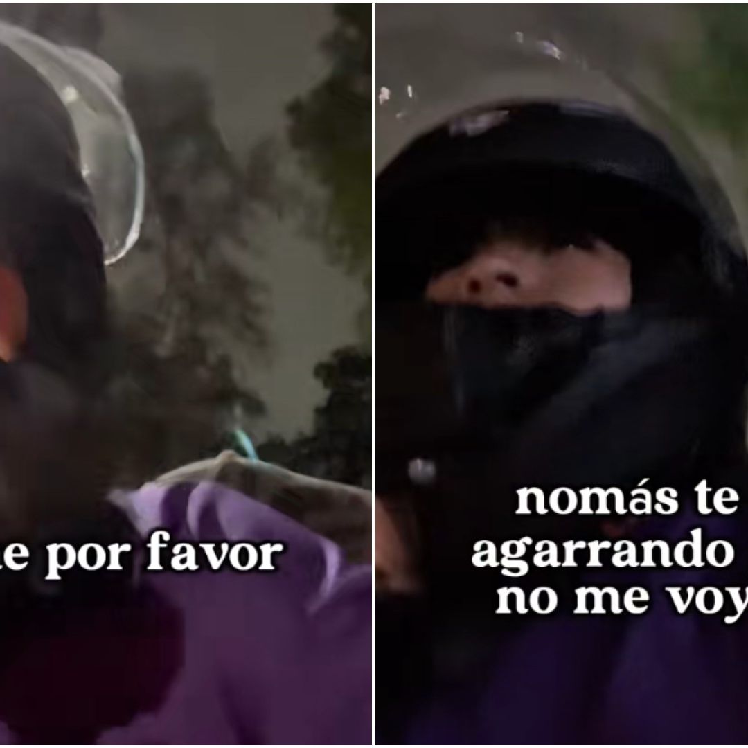 Montse relató con evidente angustia la situación vivida durante un servicio realizado.