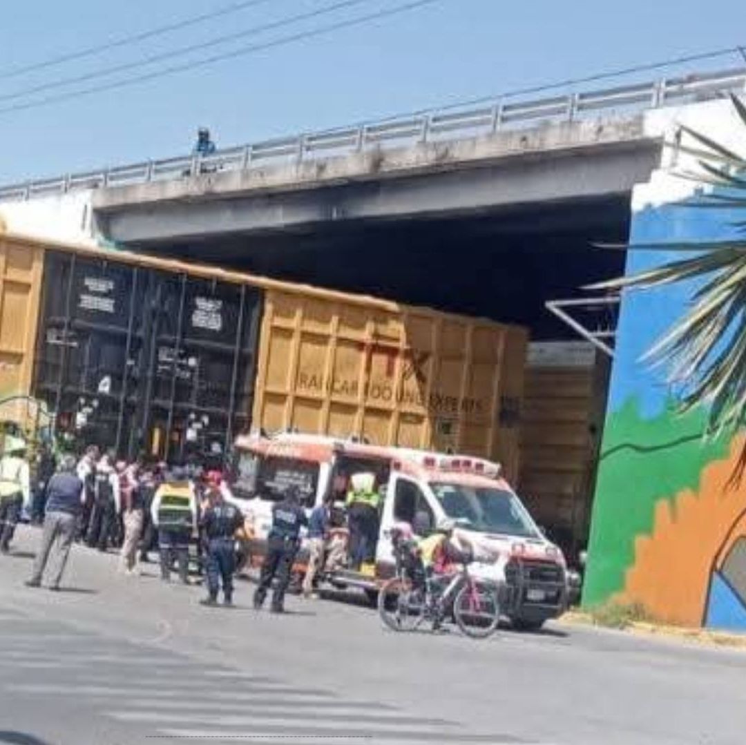 Hombre Atropellado por Tren en Puente de San Felipe Hueyotlipan, Puebla