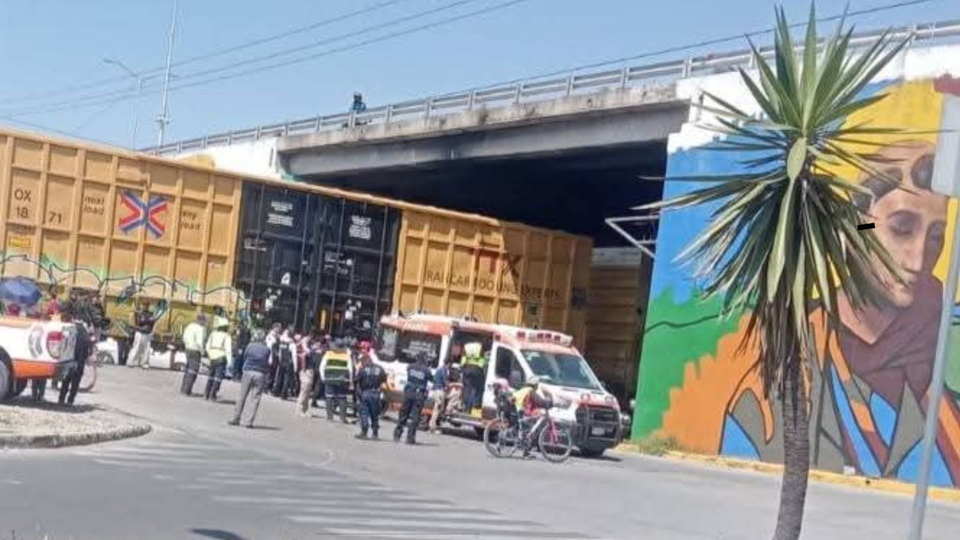 Hombre Atropellado por Tren en Puente de San Felipe Hueyotlipan, Puebla