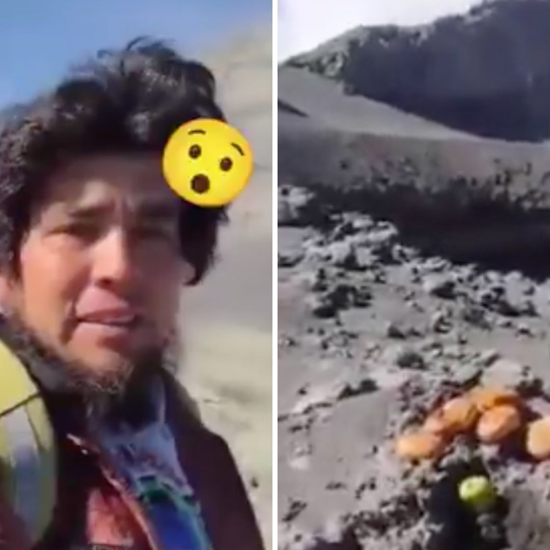 Hombre Sube al Cráter del Volcán Popocatépetl para Festejar el Cumpleaños de Don Goyo